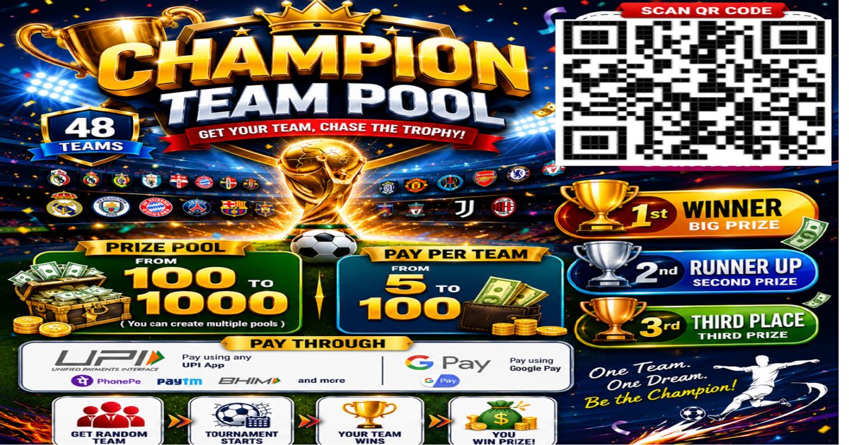 Champion Team Pool Poster